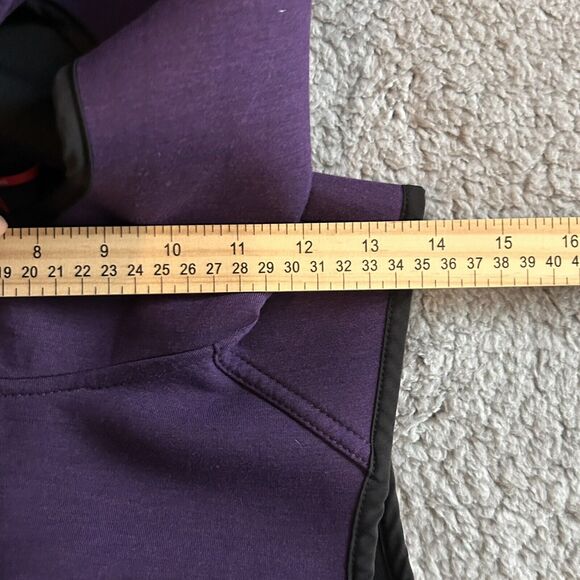 Gerry Women's Size Small Hooded Sleeveless Vest Purple Outerwear Athletic Zip - Picture 10 of 15